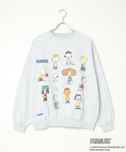 �ySALE�^16%OFF�zVENCE share style MENs PEANUTS �s�[�i�b�c SNOOPY �X�k�[�s�[ TP GANG�X�E�F�b�g ���@���X �G�N�X�`�F���W �g�b�v�X �X�E�F�b�g�E�g���[�i�[ �l�C�r�[ �u���b�N �O���[ �I�����W�y������