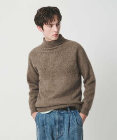 【SALE／40%OFF】BEAUTY&YOUTH UNITED ARROWS ヘアリー ヤク アゼ タートルニット ビューティー＆ユース　ユナイテッドアローズ トップス ニット ベージュ ブラック【送料無料】