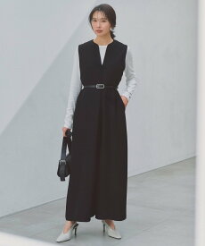 【SALE／30%OFF】UNFILO 【セレモニー】ドライダブルクロス オールインワン アンフィーロ オールインワン・オーバーオール オールインワン・つなぎ ブラック ネイビー ホワイト【送料無料】