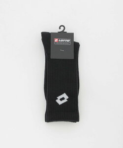 URBAN RESEARCH LOTTO LOZANGA LOGO SOCKS �A�[�o�����T�[�` �C���E���b�O�E�F�A �C�� �u���b�N �z���C�g �l�C�r�[