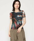 グラフィックプリントTシャツ by クリスチャン・ラクロワ