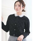 デタッチャブル総針カーディガン