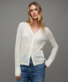 【SALE／40%OFF】ALLSAINTS (W)ABI CARDIGAN オールセインツ トップス カーディガン ホワイト【送料無料】