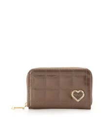 Samantha Thavasa Petit Choice エナメルキルティング マルチケース サマンサタバサプチチョイス 財布・ポーチ・ケース 財布 グレー パープル【送料無料】