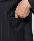 Super140's ワイド ストライプ スーツ