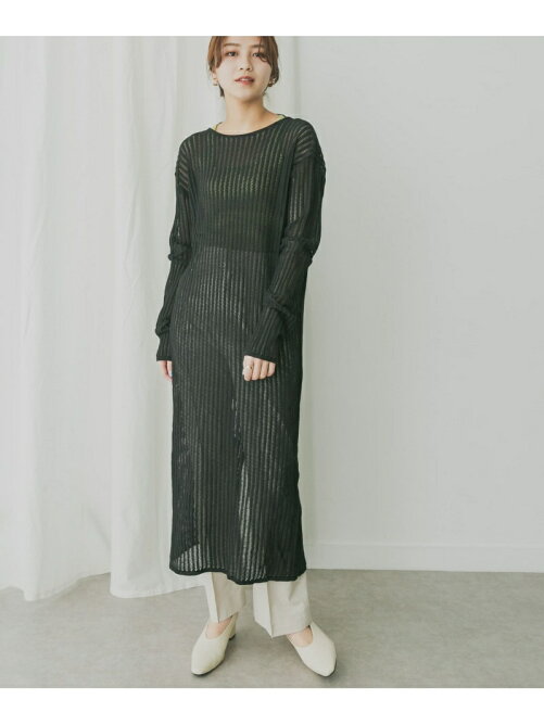 Kbf Kbf メッシュニットバックオープンワンピース Rakuten Fashion 楽天ファッション 旧楽天ブランドアベニュー Ck8119