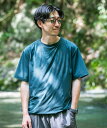 【SALE／60%OFF】URBAN RESEARCH ITEMS シルキーナイロン ドローコード多機能Tシャツ アーバンリサーチアイテムズ トップス カットソー・Tシャツ グレー ネイビー ブラック ホワイト