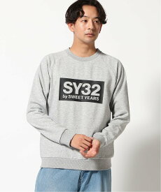 SY32 by SWEET YEARS SY32 by SWEET YEARS/(U)REGULAR P/O CREW エフエスビー トップス スウェット・トレーナー グレー ネイビー ブラック【送料無料】