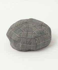 【SALE／80%OFF】UNITED ARROWS green label relaxing GLR チェック ベレー帽 / 帽子 / キッズ ユナイテッドアローズ アウトレット 帽子 ハンチング・ベレー帽 ブラウン ネイビー ブラック