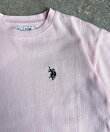 【KIDS】【U.S. POLO ASSN.】1ポイント刺繍T