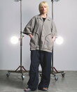Lyocell Nylon Washer Prime-Over Piping-detailed Switched Open-collar Shirt