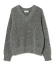 Vネック シャギー プルオーバー
