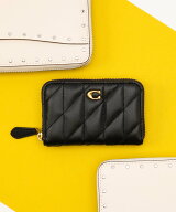 COACH 【公式】スモール ジップ アラウンド カード ケース・ピロー キルティング コーチ 財布・ポーチ・…