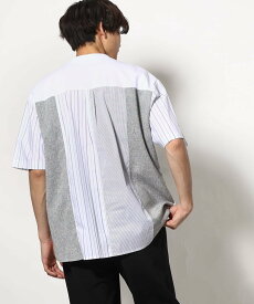 【SALE／19%OFF】a.v.v バックシャン切り替えカットソー(デザテクシリーズ) アー・ヴェ・ヴェ トップス カットソー・Tシャツ ホワイト ブラック【送料無料】