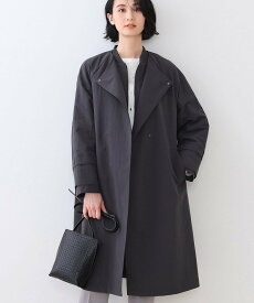 【SALE／60%OFF】INDIVI 春SALE!【撥水/UVケア/軽量】トレンチ風ロングコート インディヴィ ジャケット・アウター トレンチコート グレー ベージュ グリーン【送料無料】