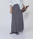 1er Arrondissement 【新色】キュプラフィブリルマーメイドスカート プルミエアロンディスモン スカート ロング・マキシスカート ブラック カーキグリーン【送料無料】