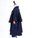 異素材バイカラービッグシャツ