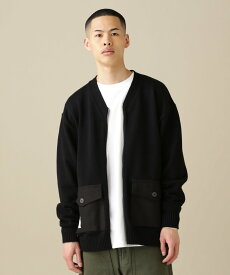 【SALE／50%OFF】AVIREX 《WEB&DEPOT限定》COTTON COMMAND CARDIGAN / コットン コマンド カーディガン アヴィレックス トップス カーディガン ブラック グリーン【送料無料】