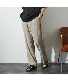 ABAHOUSE LASTWORD 【セットアップ対応】プリーツ イージーパンツ/ ワイドパンツ アバハウス パンツ その他のパンツ ベージュ ブラック【送料無料】