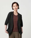 【SALE／30%OFF】BEAUTY&YOUTH UNITED ARROWS 【WEB限定】グリッド エアーワッフル ハーフスリーブ Vカーディガン ビューティー＆ユース　ユナイテッドアローズ トップス カーディガン ブラック ホワイト ブルー【送料無料】