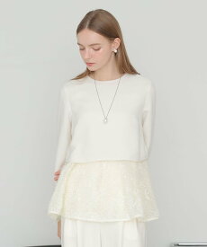 ANAYI ウナメーラビジューネックレス アナイ アクセサリー・腕時計 ネックレス ホワイト ブラック【送料無料】