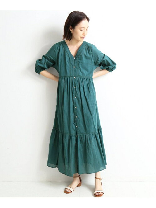 Slobe Iena コットンボイルvネックティアードワンピース Rakuten Fashion 楽天ファッション 旧楽天ブランドアベニュー Cy1122