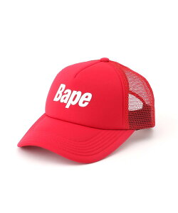 A BATHING APE BAPE LOGO MESH CAP -ONLINE EXCLUSIVE- �A �x�C�V���O �G�C�v �X�q �L���b�v �u���b�N �O���[�� �l�C�r�[ ���b�h�y���������z