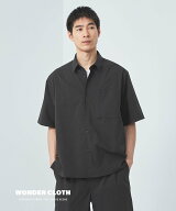 【SALE／50%OFF】UNITED ARROWS green label relaxing WONDER CLOTH ジャストルーズ レギュラーカラー 半…