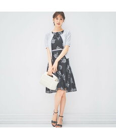 【SALE／50%OFF】LAISSE PASSE ギンガムオパールワンピース レッセパッセ ワンピース・ドレス ワンピース ピンク ブラック【送料無料】