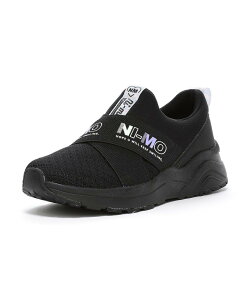 Ni-mo 【MoonStar】NM J121 SLIP-ON ニーモ ジュニア スニーカー ムーンスター シューズ・靴 スニーカー ブラック【送料無料】