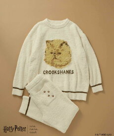 une nana cool 【ハリー・ポッターコラボ】 プルオーバー&ロングパンツセット ウンナナクール インナー・ルームウェア パジャマ ホワイト ピンク【送料無料】