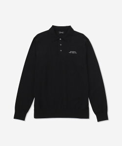 Saturdays Golf LS Knit Polo �T�^�f�[�Y�@�j���[���[�N�V�e�B �g�b�v�X �|���V���c �O���[�� �u���b�N�y���������z
