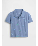 【SALE／30%OFF】GAP (K)ピケ ポロシャツ (幼児・ベビー) ギャップ トップス ポロシャツ ブルー