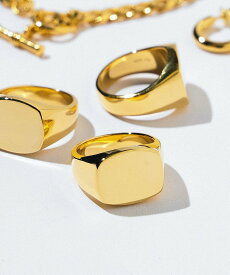 BEAMS BEAMS / スクエアリング ビームス メン アクセサリー・腕時計 ネックレス ゴールド【送料無料】