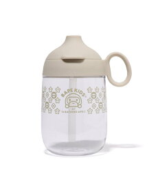 A BATHING APE 【 BAPE X KINTO 】 BABY MILO STRAW MUG ア ベイシング エイプ マタニティウェア・ベビー用品 離乳食・お食事グッズ ブルー ホワイト オレンジ【送料無料】