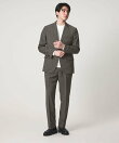 リネンライク ドビー 2ボタン ジャケット-セットアップ対応・マシンウォッシャブル-<A DAY IN THE LIFE>