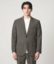 リネンライク ドビー 2ボタン ジャケット-セットアップ対応・マシンウォッシャブル-<A DAY IN THE LIFE>