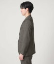 リネンライク ドビー 2ボタン ジャケット-セットアップ対応・マシンウォッシャブル-<A DAY IN THE LIFE>