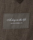 リネンライク ドビー 2ボタン ジャケット-セットアップ対応・マシンウォッシャブル-<A DAY IN THE LIFE>