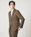 リネンライク ドビー 2ボタン ジャケット-セットアップ対応・マシンウォッシャブル-<A DAY IN THE LIFE>