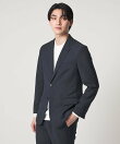 リネンライク ドビー 2ボタン ジャケット-セットアップ対応・マシンウォッシャブル-<A DAY IN THE LIFE>