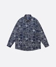Floral Geometric Jacquard Shirt