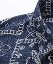 Floral Geometric Jacquard Shirt