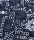 Floral Geometric Jacquard Shirt