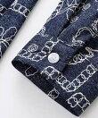 Floral Geometric Jacquard Shirt