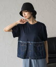 デニムドッキングTシャツ