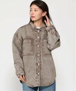 (W)デニム オーバーサイズ シャケット