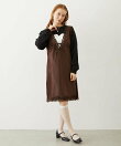 V-NECK LACE DRESS