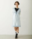 V-NECK LACE DRESS