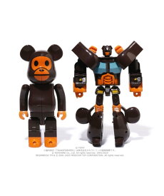 A BATHING APE BAPE X TRANSFORMERS X BE@RBRICK - BABY MILO CONVOY 400% ア ベイシング エイプ インテリア・生活雑貨 おもちゃ・ゲーム・フィギュア ブラウン【送料無料】